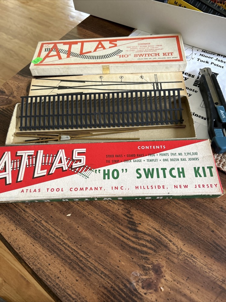 Altas Ho Scale Switch Kit Lot Of (2)missing Check Gauge