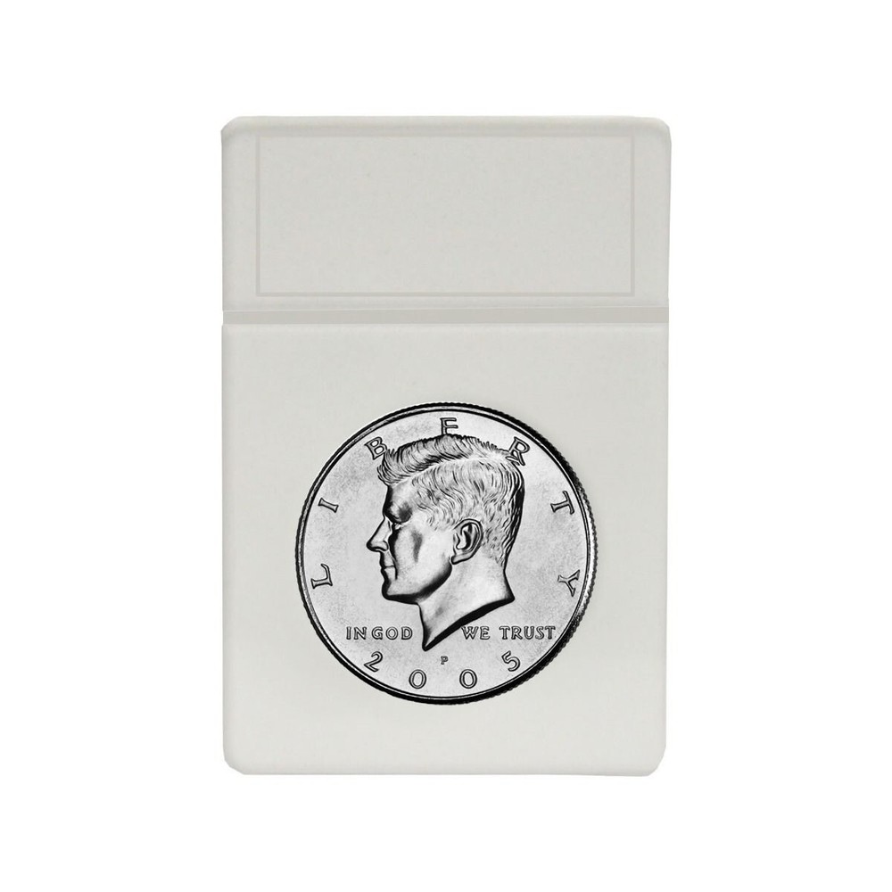 NEW 75pk BCW Half Dollar Display Slab Insert- White Foam Insert