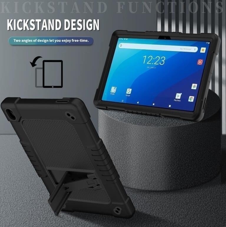 FIEWESEY Onn 10.1 Tablet Case Hybrid Shell