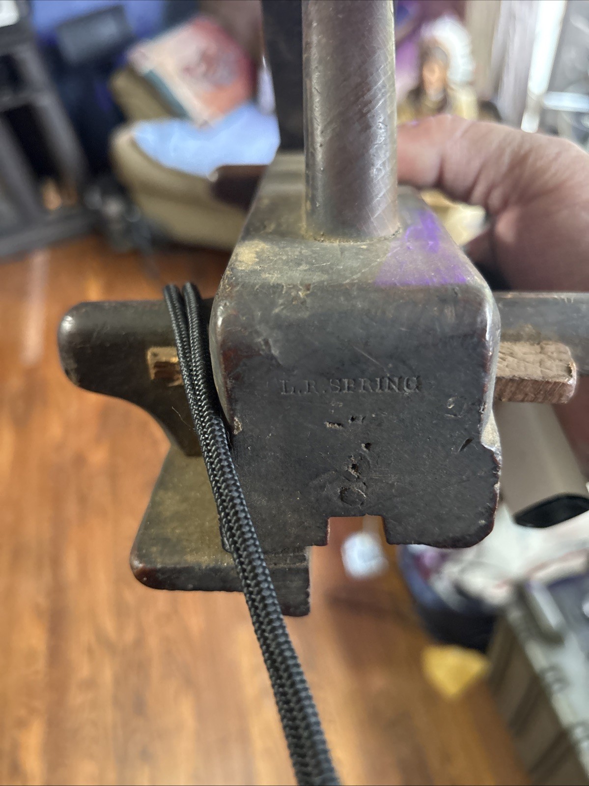 L.R. Spring Antique Wooden Plow Plane