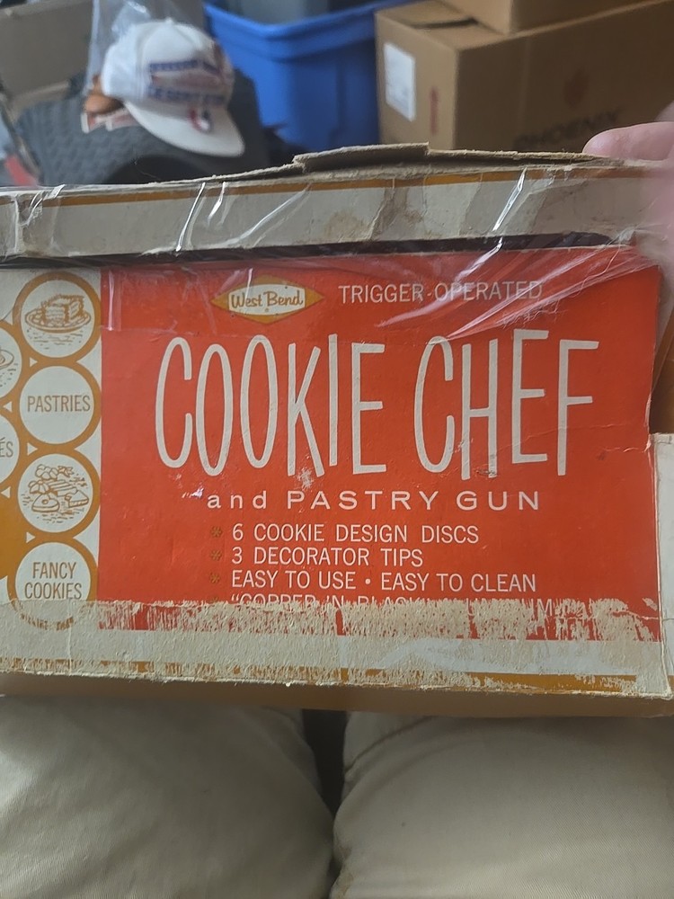 Cookie Chef And Pastry Gun. West Bend. Trigger Operated.