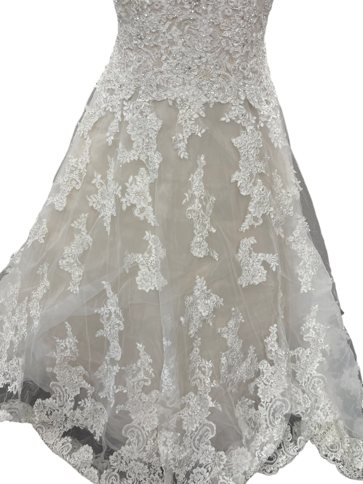 David Tutera Bridal Wedding Dress Sz 18 Crystals beading, simply amazing Ivory