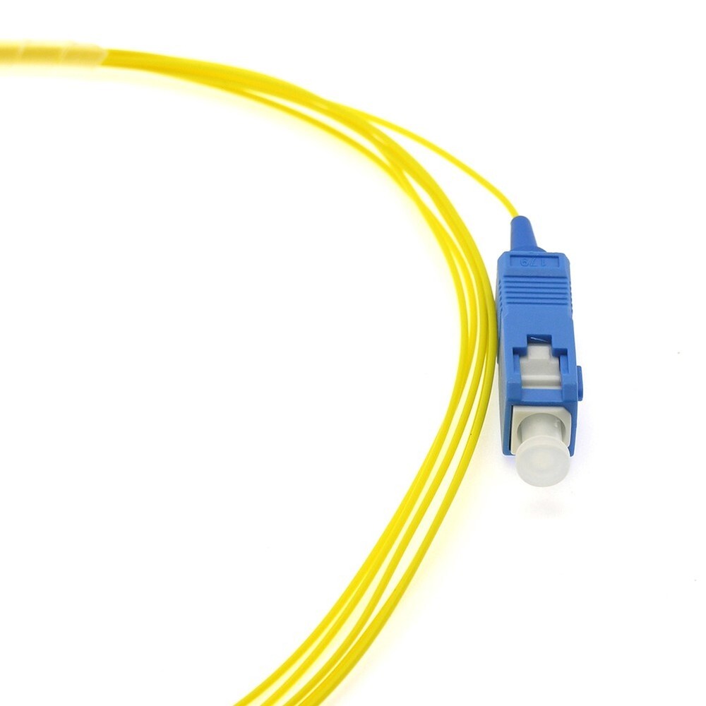 2M SC-UPC Fiber Optic Simplex Singlemode Optical Patch Cable Pigtail Cord Yellow