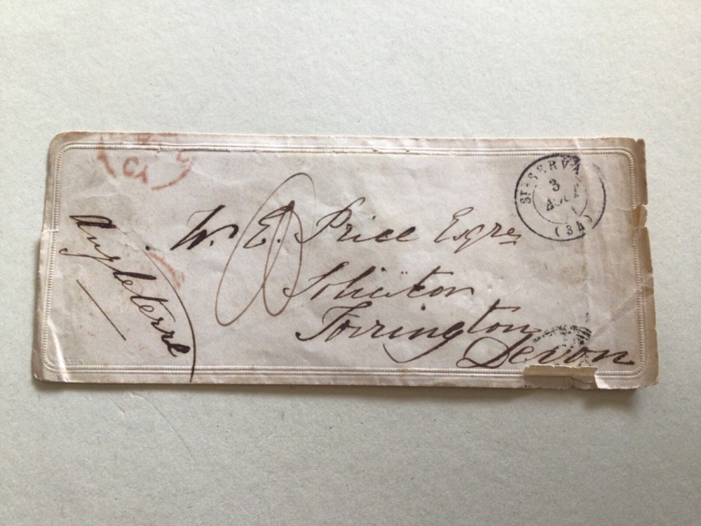 Paris to Devon 1851  cover A6411