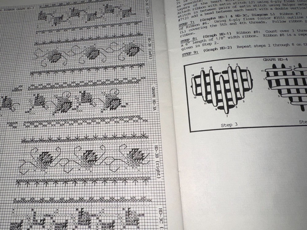 4 Fancy Work & Fantasies Needlepoint/Counted Thread Pattern Books