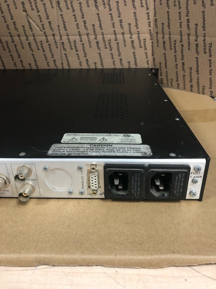 Evertz Model 8084 Digital Closed Captioning Encoder W/RACK EARS (TESTED)
