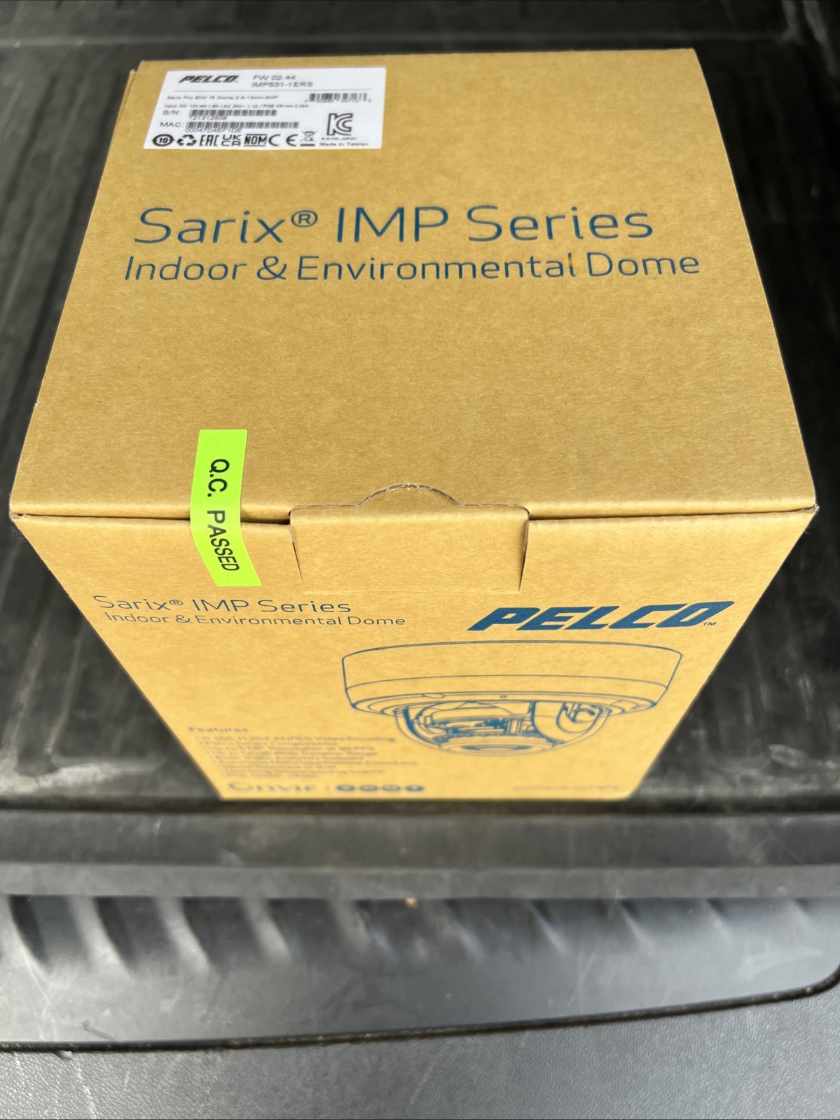 New Pelco IMP531-1ERS Sarix Pro Series 5MP Outdoor WDR IR Dome IP Camera