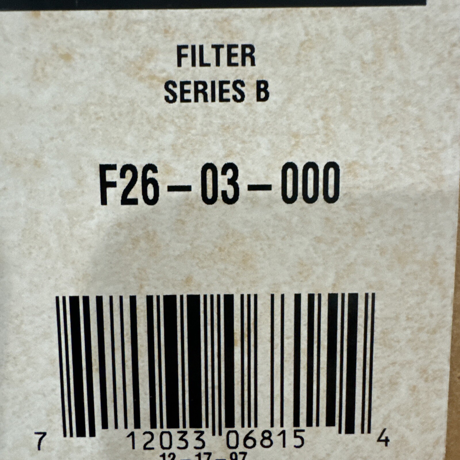 Wilkerson F26-03-000 Pneumatic Filter 150psi 3/8in Npt #F26-03-000