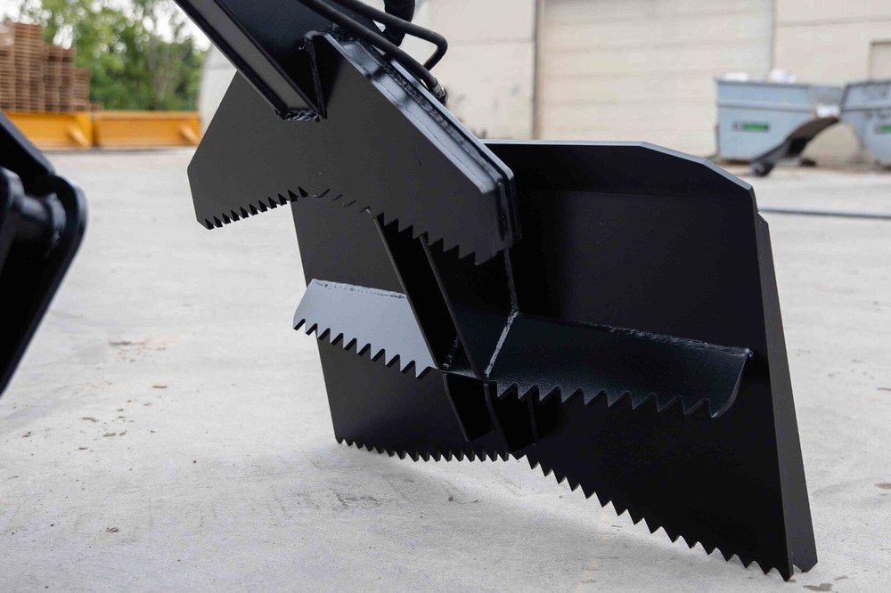 Mini Bobcat Log Grapple - Manual Rotation