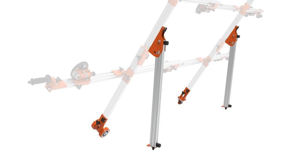 Trolley kit for large format tile lifter Battipav agile