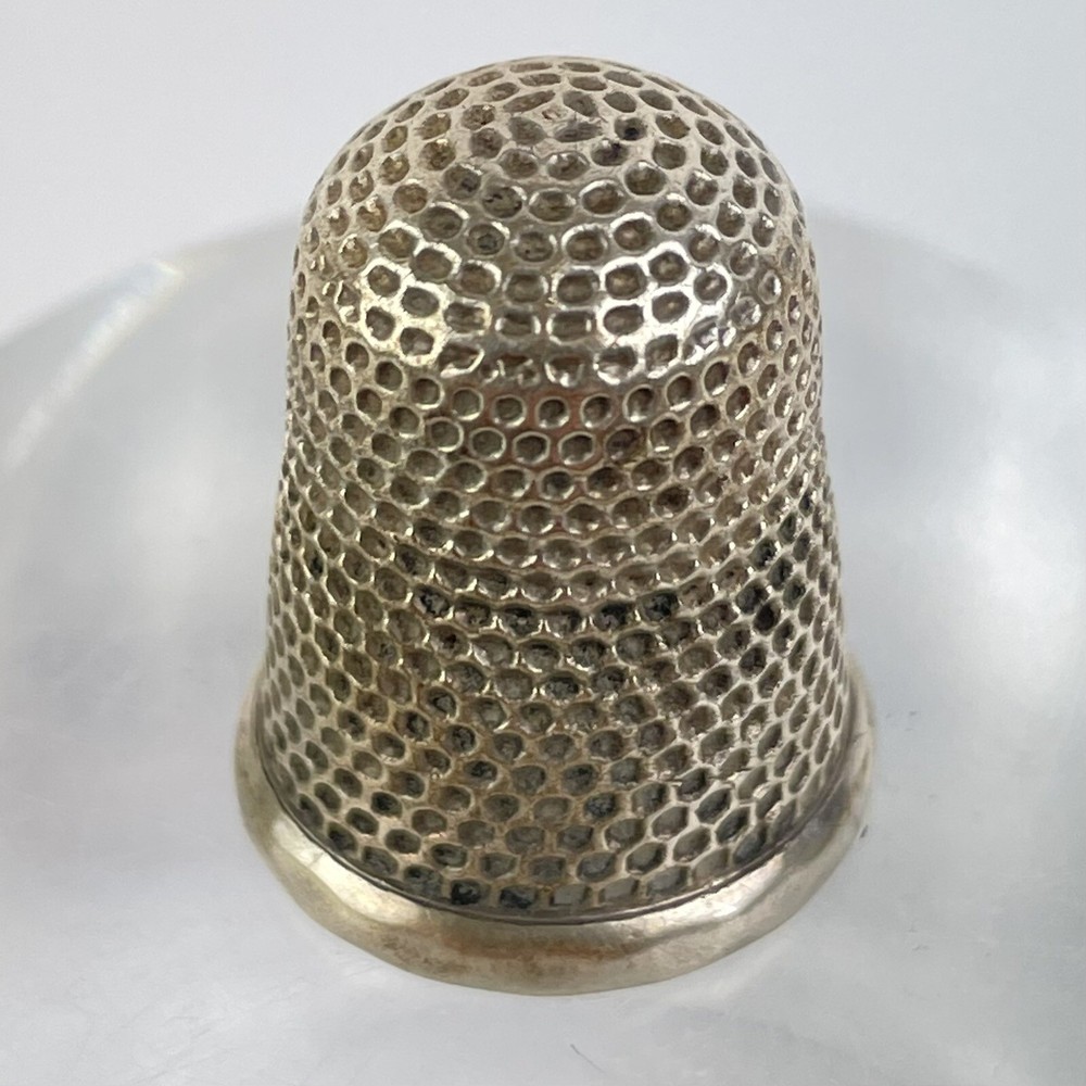 Antique Solid Silver Thimble Size 7 Charles Horner 2.2cm 5.7g
