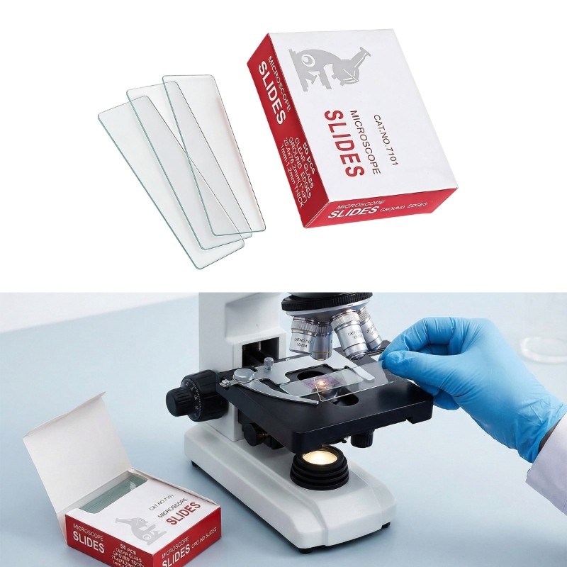 Microscope Slides for Lab Size 24x76.2mm Pre Cleaned Slides