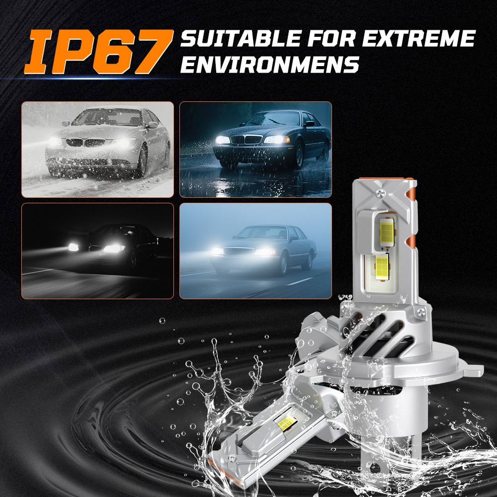 SUper Bright LED Hi/Lo Headlight Bulb for Yamaha Enticer Snowmobile 1977–1981