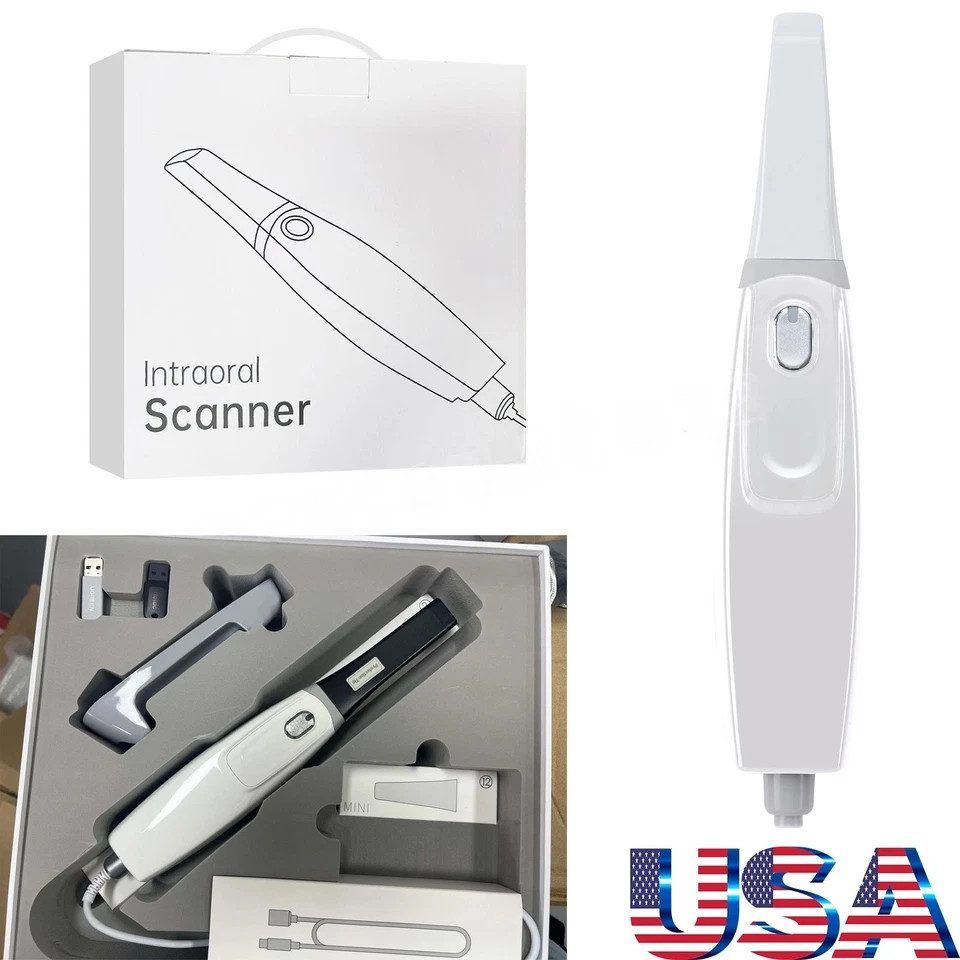 Dental Digital Impression Intraoral 3D Scanner Scanning Software CAD/CAM Process