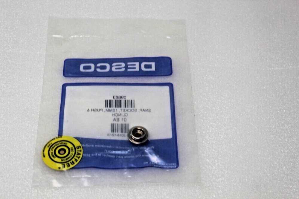 NEW DESCO 09863 Snap Kit - Universal 10MM Snap Socket Push & Clinch