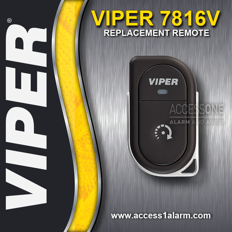 Viper 7816V 2-Way 1-Button Replacement Remote Control For Viper 4816V or 4811V
