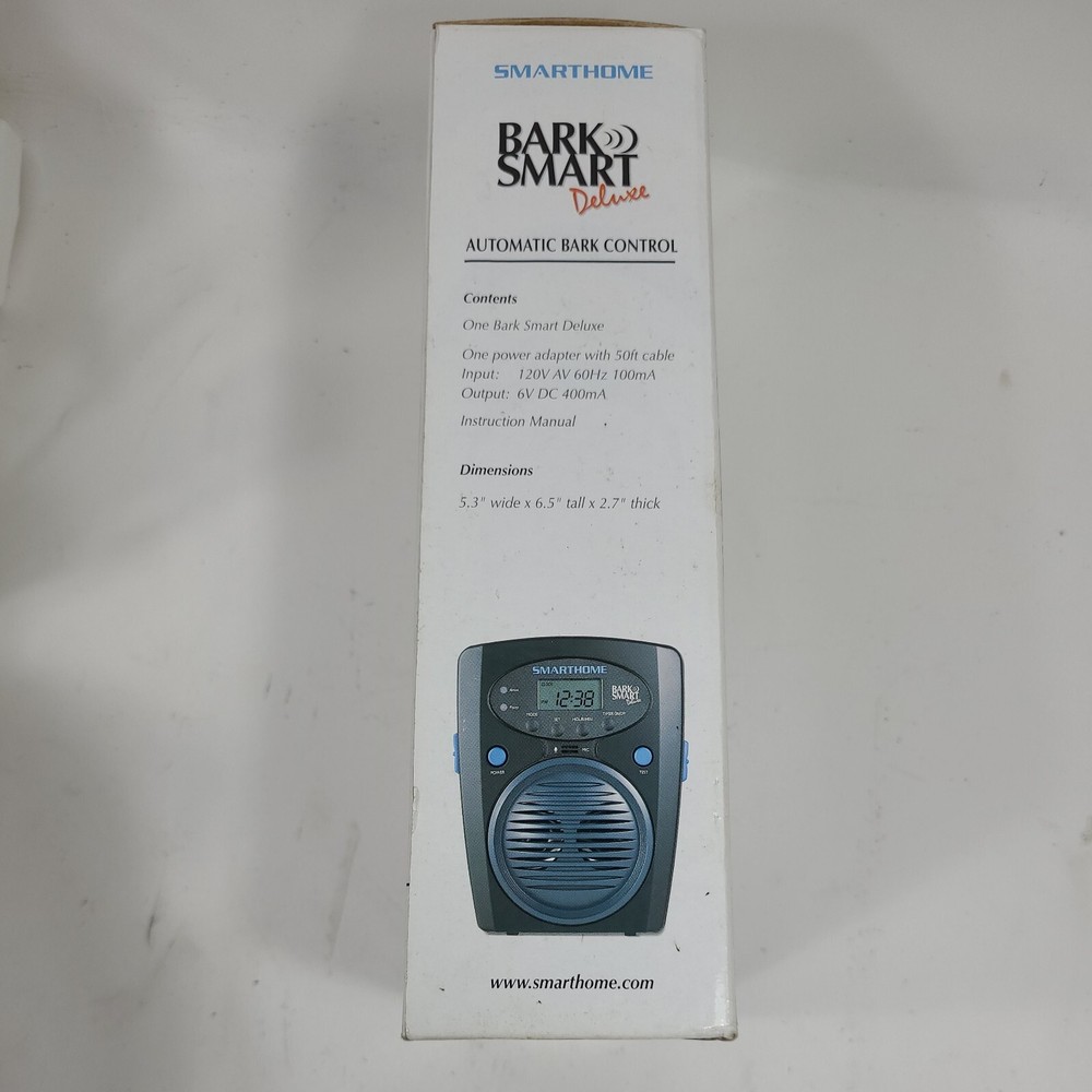 Bark Smart Deluxe by SmartHome. Automatic Bark Control. - New