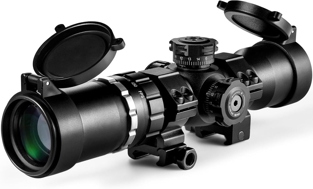 Crossbow Scope 5X32 Locking Ring 250-450 FPS Speed Adjustment Speedlock Scope US