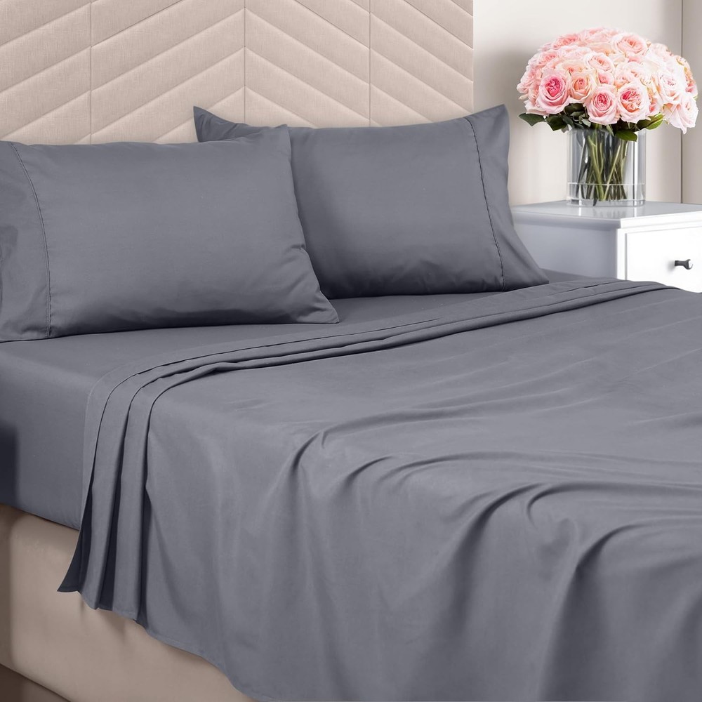 Queen Sheet Set – Brushed Microfiber – Ultra Soft Bed Sheets