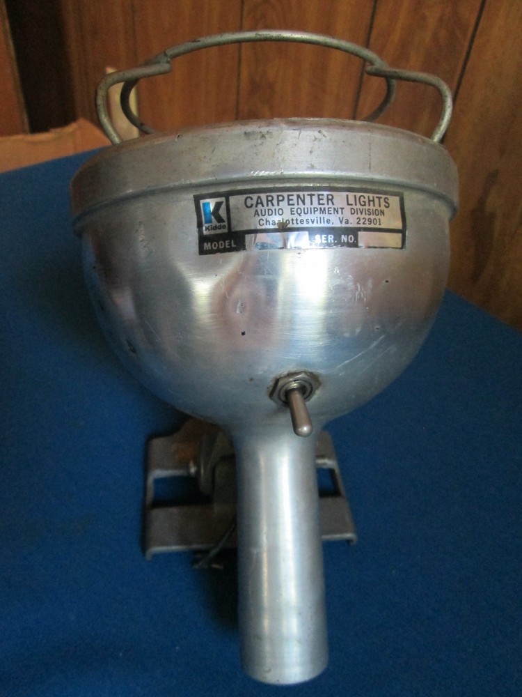 Vintage KIDDE CARPENTER Emergency Lighting Lamp Light