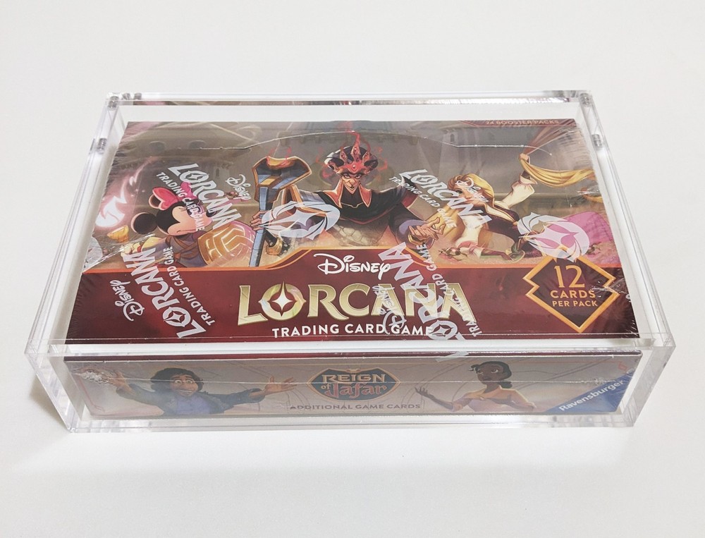 Disney Lorcana Booster Box Acrylic Protective Display Case