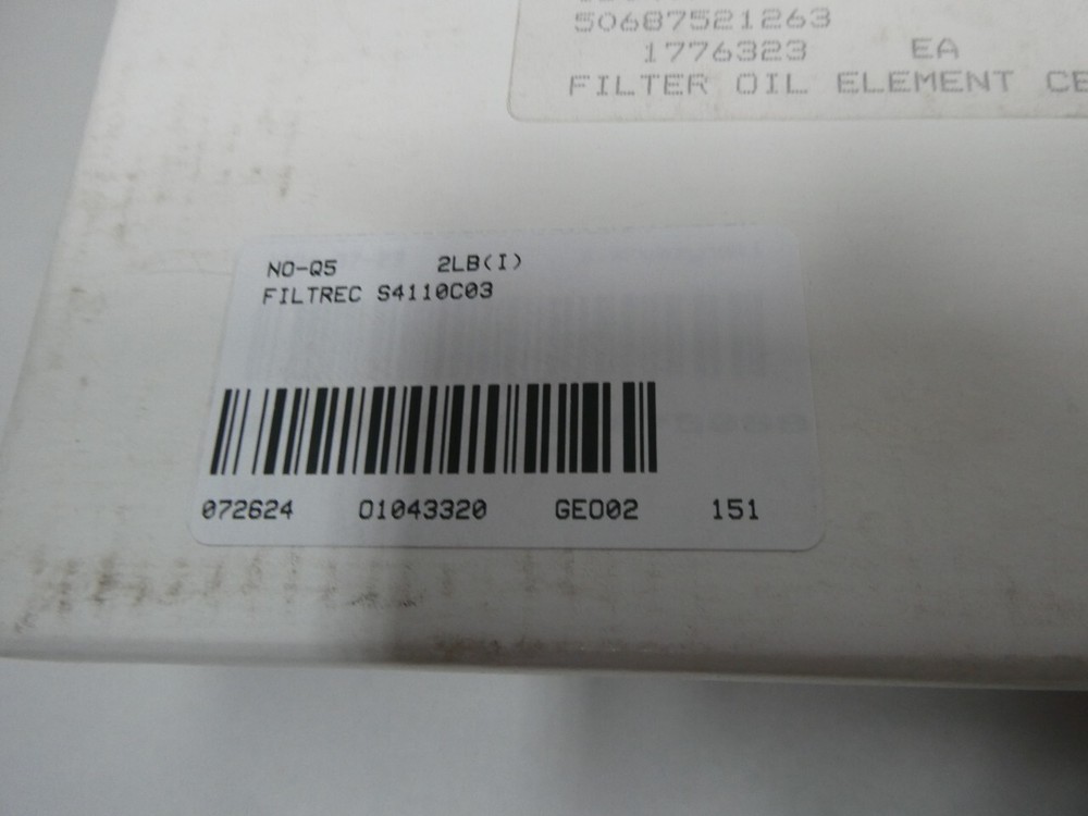 Filtrec S4110C03 Hydraulic Filter Element