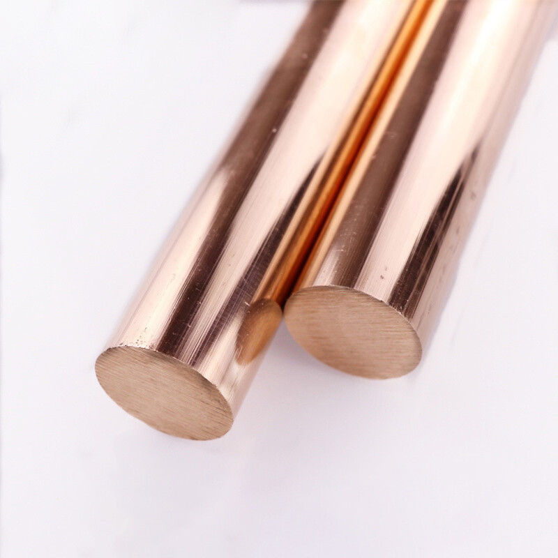 Copper Round Solid Bar Rod Multiple Sizes Length 200mm Diameters 8mm-28mm