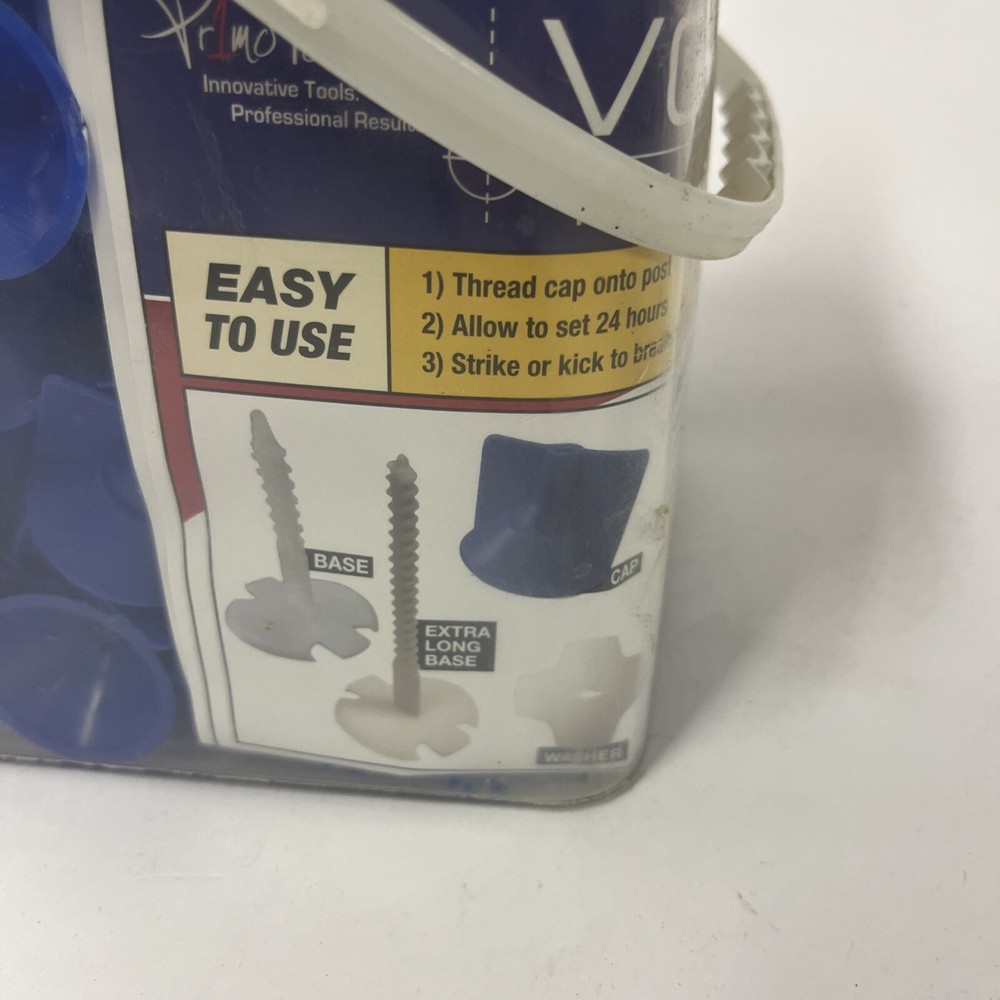 Primo Tools Vortex Tile Leveling System Caps 200 Count. Caps Only