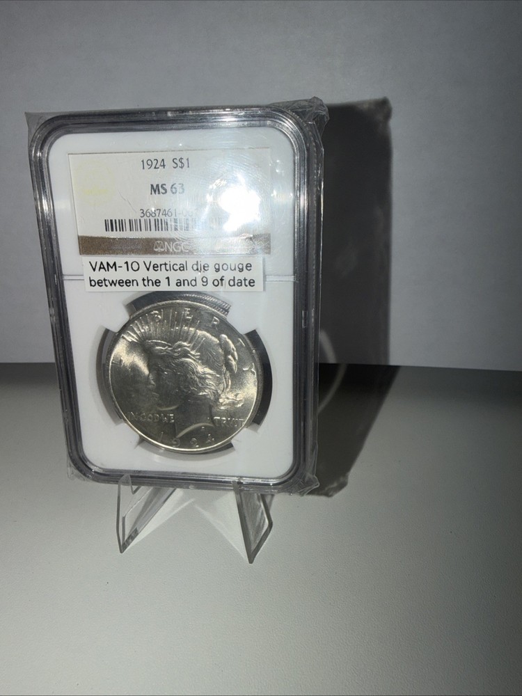 1924 PEACE DOLLAR NGC MS64 REALLY NICE