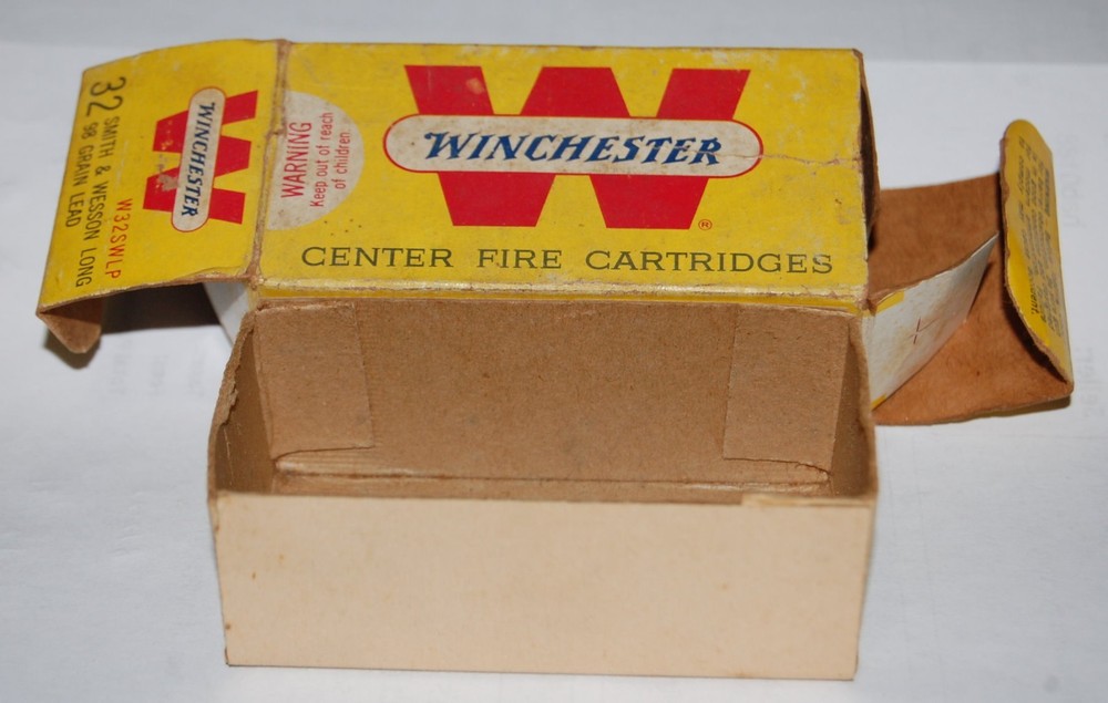 Vintage Winchester 32 Smith & Wesson S&W Empty Box
