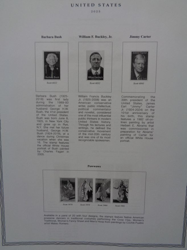 SCOTT US Minuteman 2025 stamp collection album pages supplement # 57 NEW Latest