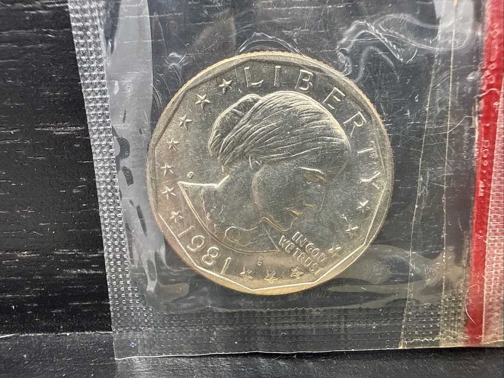 1981 Susan B Anthony Dollar Set Uncirculated