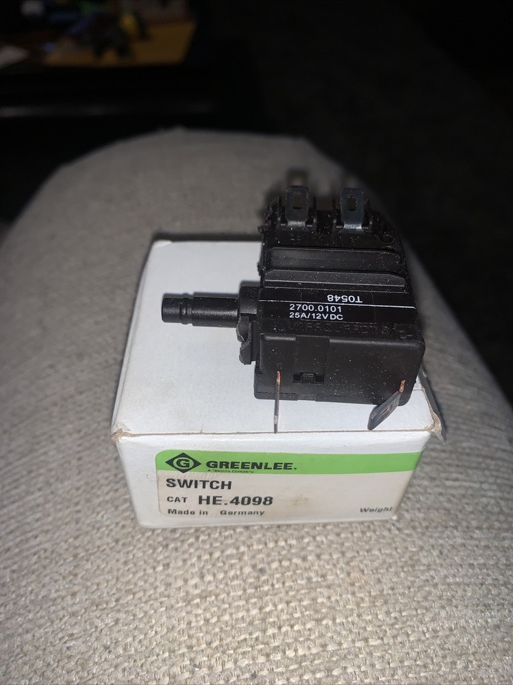 New Greenlee Switch HE.4098, 1-pack Greenlee Textron