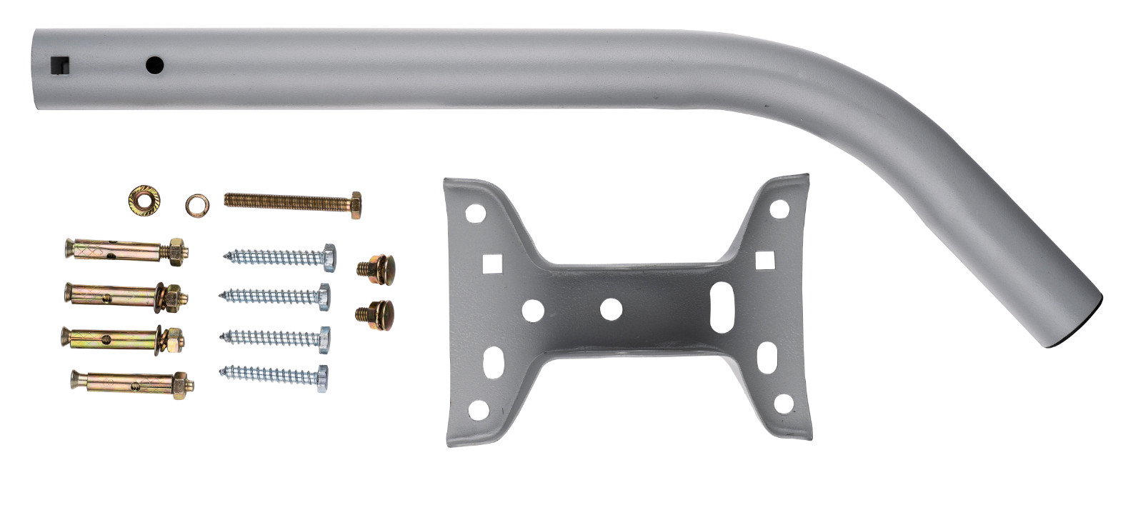 Outdoor Adjustable J Pole Mount for Wall/Roof Satellite Dish, TV Antenna, Tripod