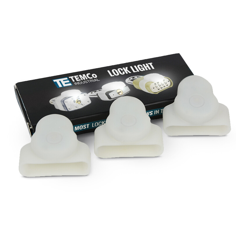 Padlock Light - Lights Your Lock in The Dark - 3 Pack