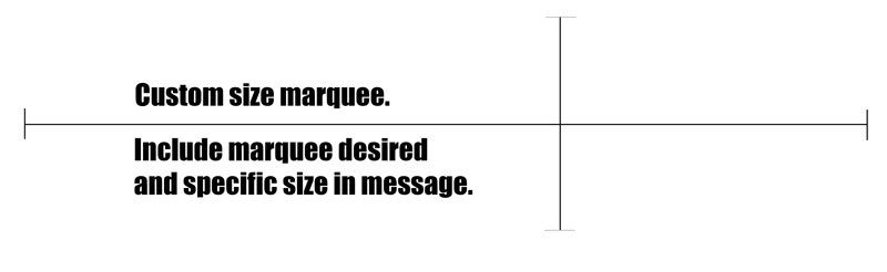 Custom Size Arcade Marquee