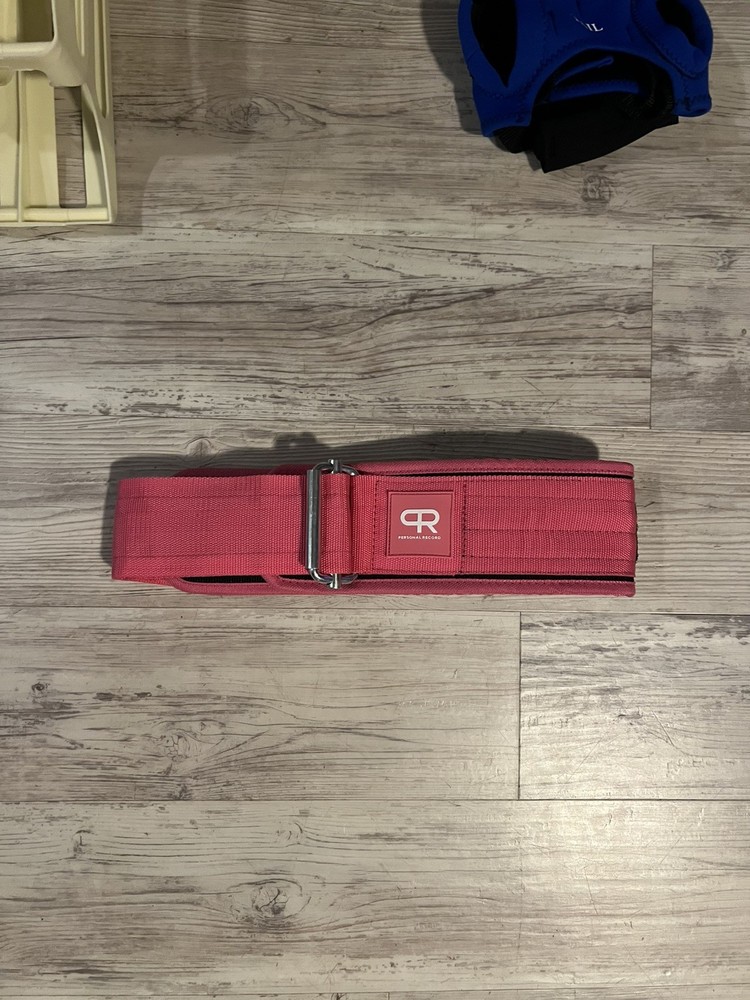 Pink Weightlifting Belt Quick-Lock Size Small