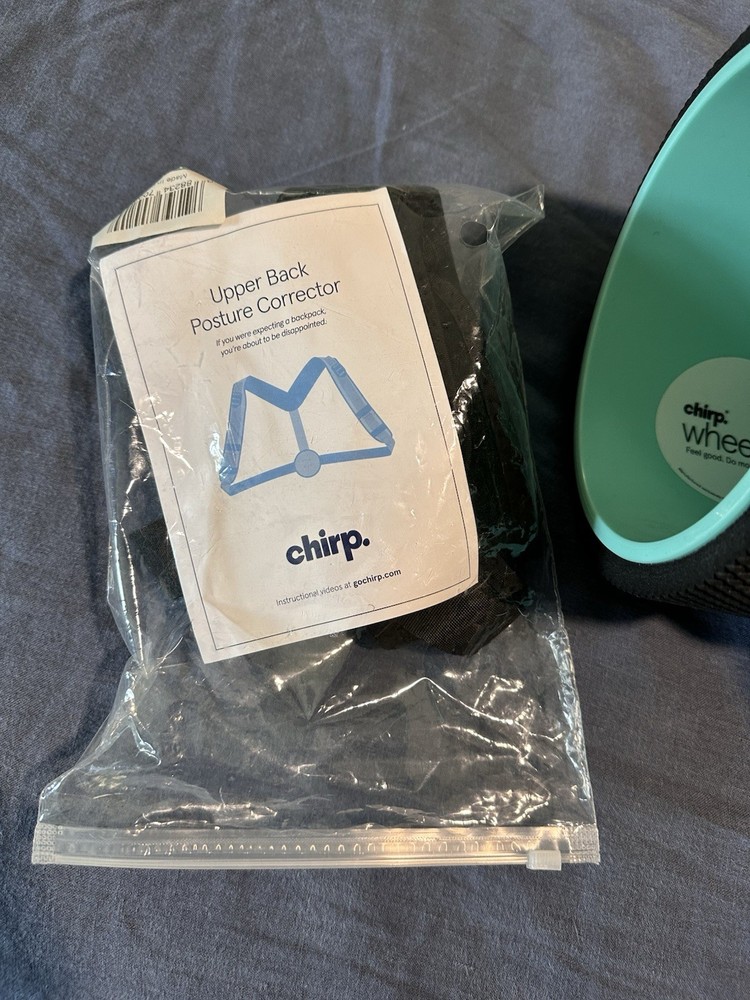 Chirp Wheel+ Back Roller Set 3 Wheels w/ Case & Posture Corrector