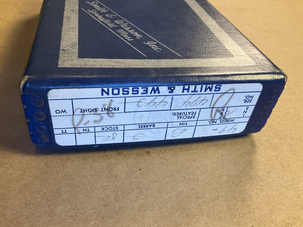 Smith & Wesson Vintage model 49 original box