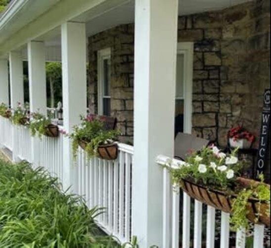 36 Inch Window Box Planters 2 Pack with Coco Liners, Rustproof 36inch/2pack