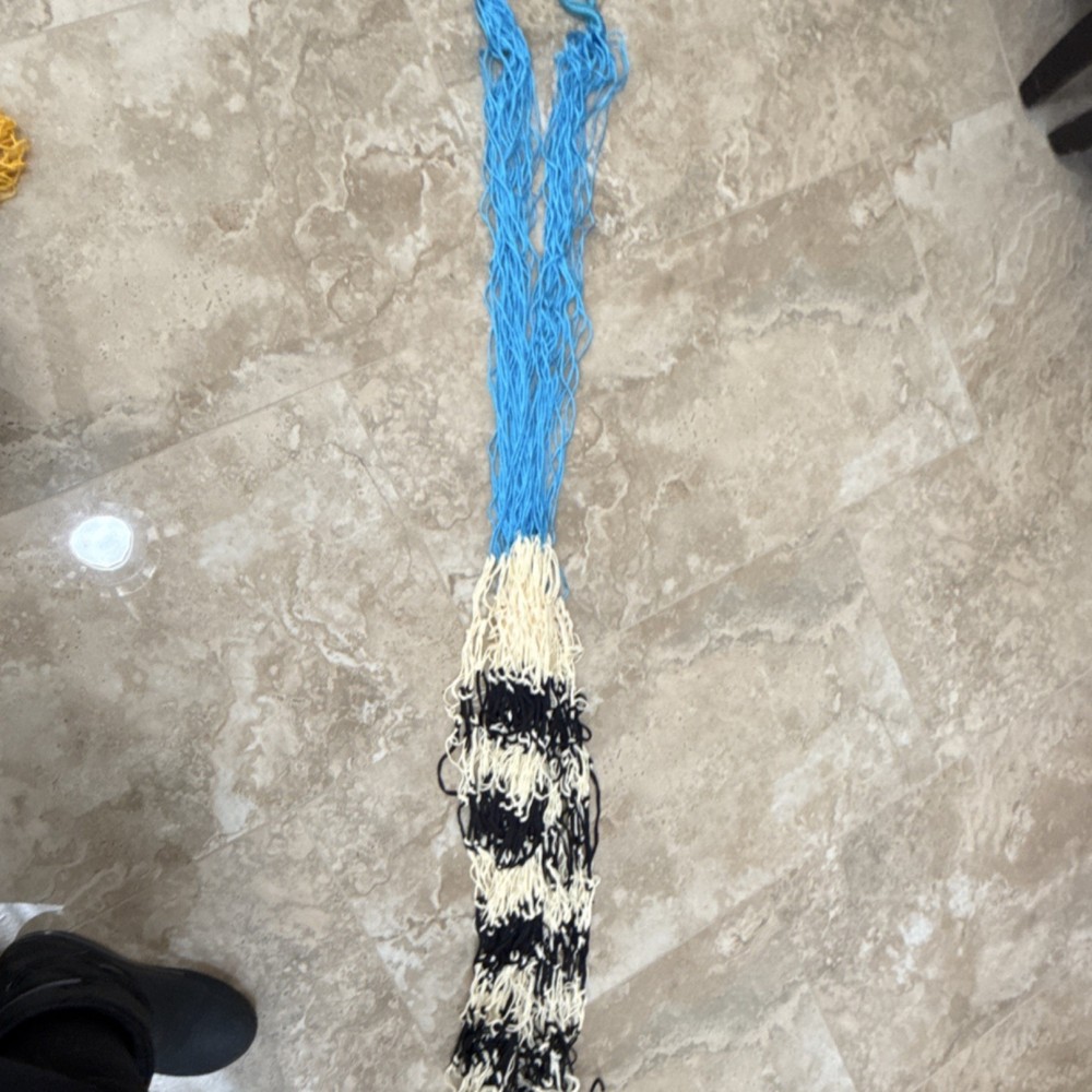 Blue and Black Hammock