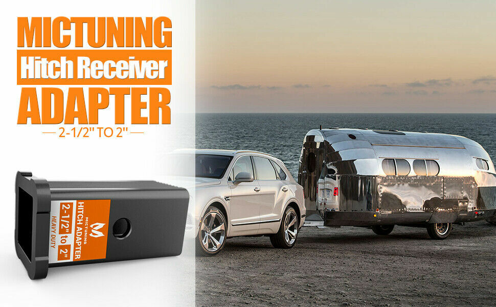 2-1/2"-2" Hitch Reducer Trailer Truck Hitch Adapter for Ford GMC Dodge Pickup