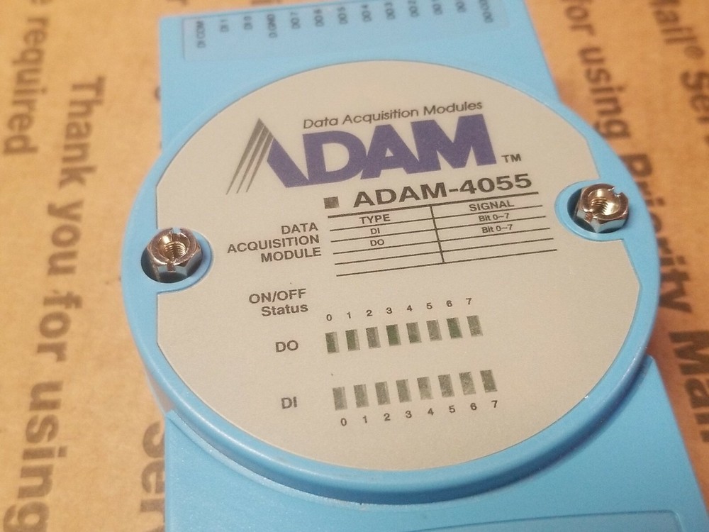 (1) ADAM DATA ACQUISITION MODULE ADAM-4055 ( 1 UNIT ) UNTESTED