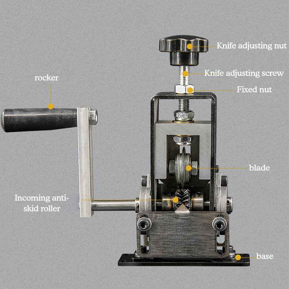Manual Wire Stripping Machine Cable Stripper Crank Scrap Copper Cutter Recycle ?