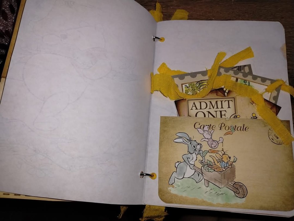 Winnie The Pooh Junk Journal Scrapbook