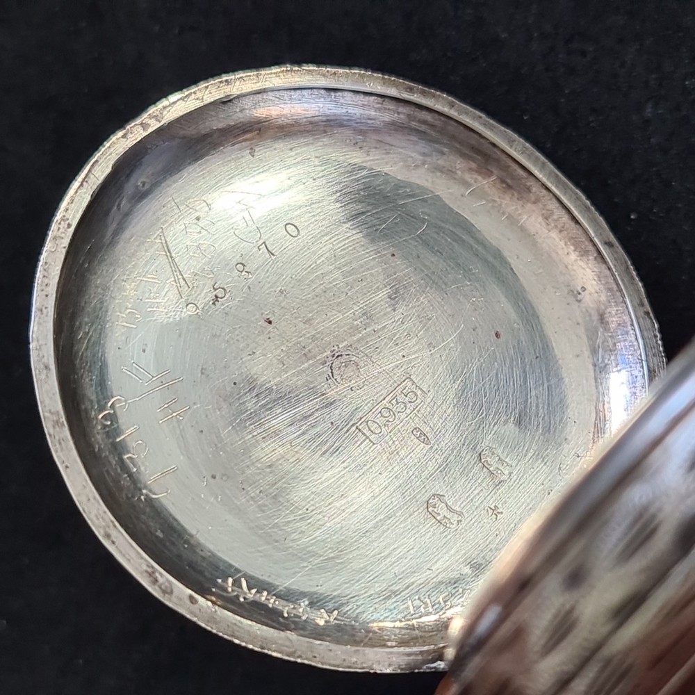 Antique Solid Silver T.G. Poole Middlesbrough Pocket Watch c1900 W/O Ref4208