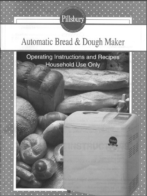 Pillsbury Bread Machine Manual VX7000, VX9000