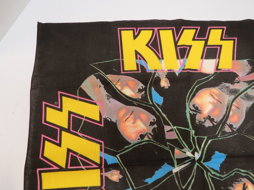 KISS OFFICIAL CRAZY NIGHTS BANDANA 1987