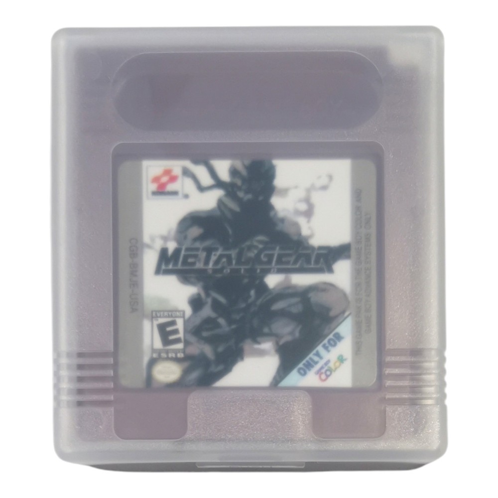 Metal Gear Solid For Nintendo Game Boy Color GBC