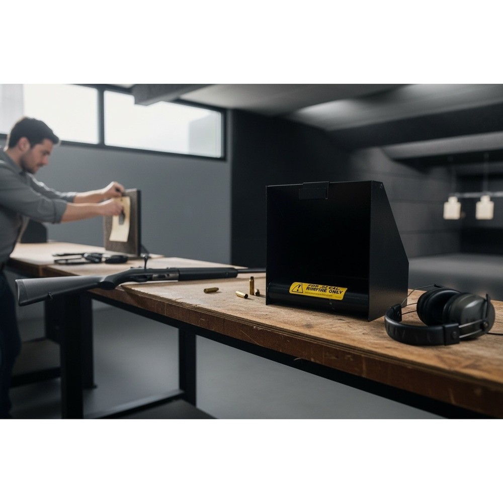 Outers 22 Cal Bullet Trap Rimfire Only Shooting Range Target
